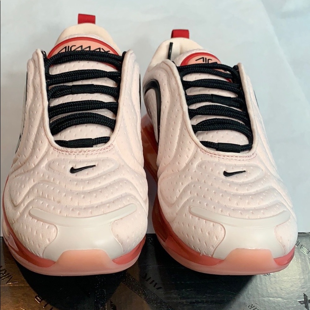 NIKE AIR MAX 720 Light Soft Pink/Gym Red - Picture 6 of 16